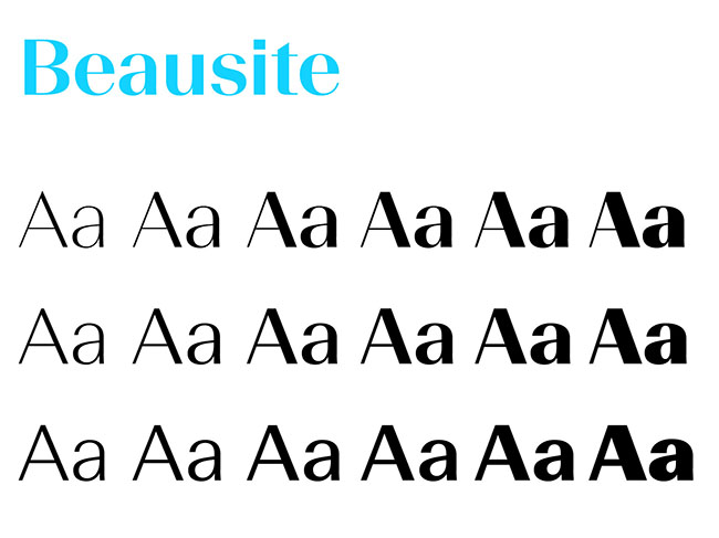 beausite fit font free